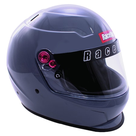 Racequip PRO20 FULL FACE HELMET SNELL SA2020 RATED GLOSS STEEL 2X-LARGE 276667